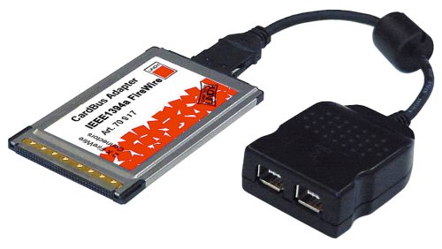 Festnetztelefone: Firewire CardBus Adapter Single Slot + Ulead Video Studio