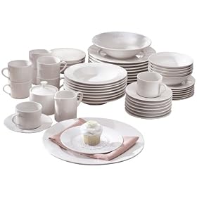 Sakura Icing 53-Piece Dinnerware Set , Service for Eight by Dinnerware