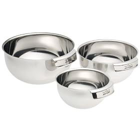 All-Clad Stainless Mixing Bowl Set by Mixing Bowls