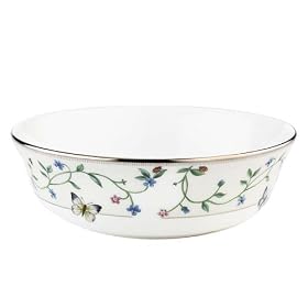 Lenox Idalia Bone China Platinum Banded All Purpose Bowl by Lenox China