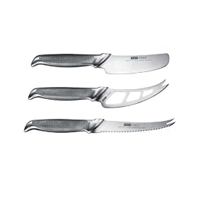 Bodum Chef 3-Piece Cheese and Sausage Knife Set by Bodum