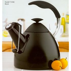 Farberware Millennium Autopour 2-1 2-Quart Teakettle, Black by Farberware Millennium