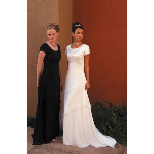 Plus Size LDS Informal White Wedding Gown Plus Size LDS Informal White Wedding Gown