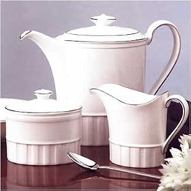Wedgwood Colosseum Platinum Covered Sugar Bowl by Wedgwood