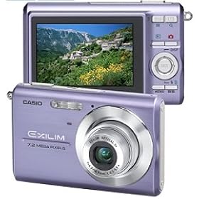Casio EXZ75BE 7.2 Megapixel Digital Camera EXILIM-Blue Picture
