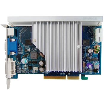 Festplatten: Sparkle NVIDIA GeForce 7600GS, 512 MB DDR2, AGP, Retail