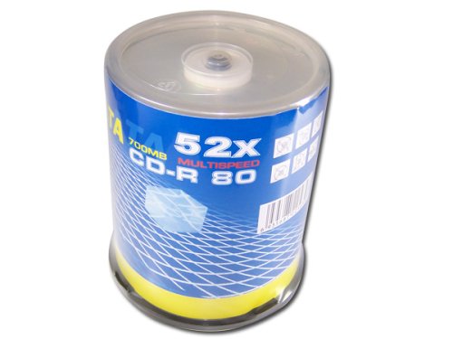 Zubeh&ouml;r: 100er Spindel CD-R 700 MB / 80Min 52 x Rohlinge