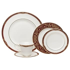 Royal Doulton Tennyson 5-Piece Dinnerware Place Setting, Service for 1 by Royal Doulton