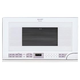 Sharp R-1211 1-1 2-Cubic-Foot 1100-Watt Over-the-Counter Microwave, White by Microwave Ovens