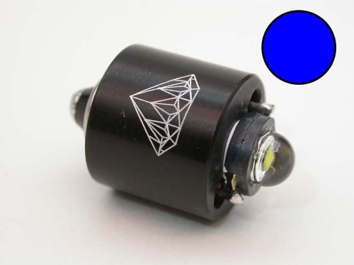 Digitalkameras: Diamond 3 Watt Lambertian LED Austauschbirne f�r Maglite mit 3, 4, 5 oder 6 Batterien k�nigsblau