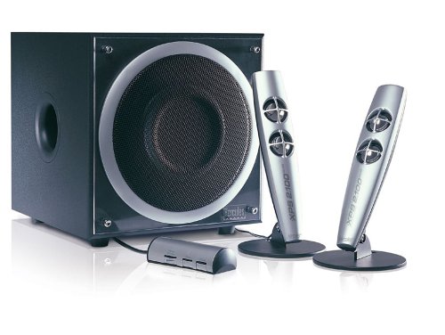 Heimkinosysteme: Hercules XPS 2.100 Silver 2.1 PC-Lautsprechersystem