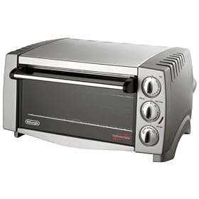 DeLonghi EO1258 6-Slice 1 2-Cubic-Foot Turbo Convection Oven, Stainless Steel by DeLonghi