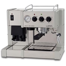 Briel EG181APG-TB Multi-Pro Prestige Thermoblock Espresso Machine with Built-In Grinder by Espresso Machines