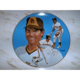Steve Garvey Autographed Collector Plate