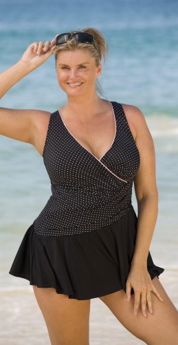 Miraclesuit Women's Poke A Dot Aurora Swimdress