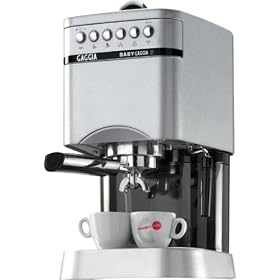 Gaggia 11300 Baby D Semi-Automatic Espresso Machine, Silver by Espresso Machines