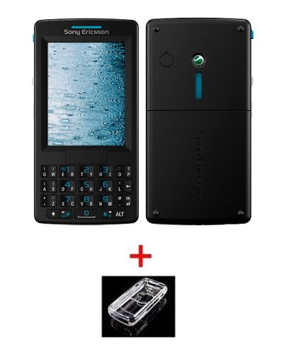 DVD Player: Oberschale f. Sony Ericsson M600i Black Edition A+B+E Cover + Crystal Case