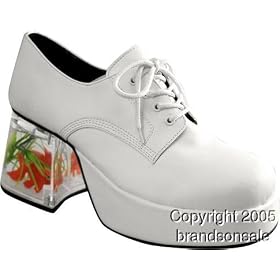 Men's Fish Tank Platform Shoes (Size:Medium 10-11)
