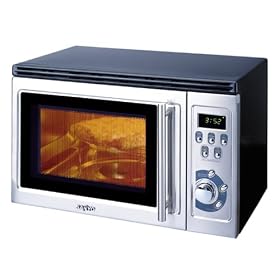 Sanyo EM-Z2100GS Microwave Oven with Built-In Grill, Black and Stainless Steel by Sanyo