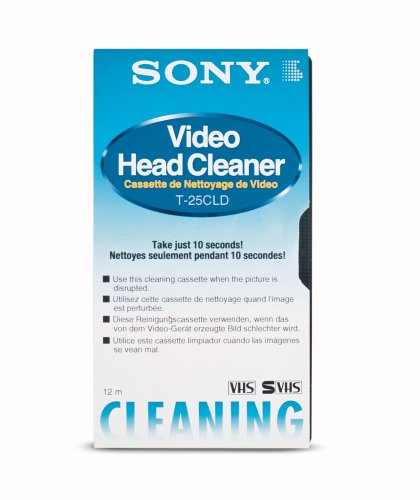 Festplatten: Sony T-25CLD Reinigungs-Kassette (f�r VHS- und S-VHS)