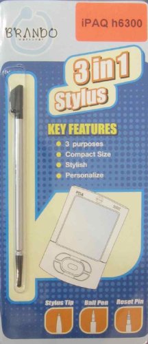Kamerazubeh&ouml;r: BRANDO 3-IN-1 STYLUS PEN FUER IPAQ H6300 SERIE