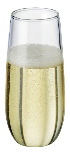 Bodum So Long Stemless Champagne Flute 6oz Set of 2