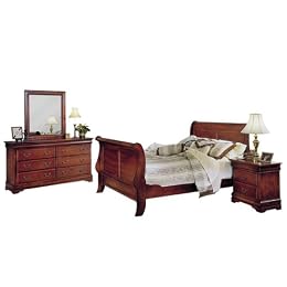 Louis Phillipe Bedroom Set - 4 Piece Set $1124.99
