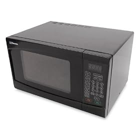 Black .9 Cu. Ft. Touch-Control Microwave Oven by Homevisions