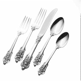 Wallace Grande Baroque 5-Piece Flatware Place Setting, Place Size by Wallace
