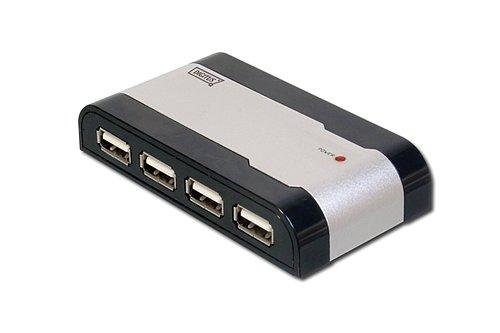 Elektronik und Foto: ASSMANN Electronic DIGITUS USB2.0 Hub 4-port 4xUSB A/F 1xUSB B/F self powered + ext. Netzteil