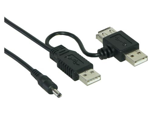 Audio und Video: USB Stromversorgungskabel, USB Stecker A an 5V Str