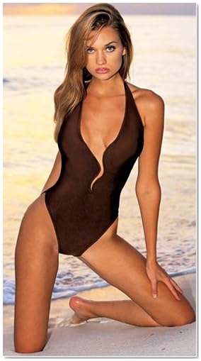 sexy halter one-piece
