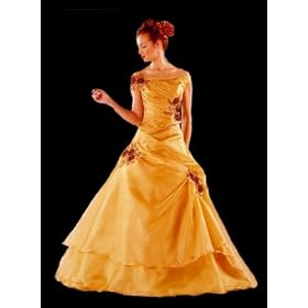 Linda's Off Shoulder Prom Dress Bridesmaid Dress Ball Gown B102