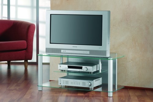 Verstaerker Und Receiver: VCM Design TV-Plasma-LCD-Rack Veno Aluminium/Glas