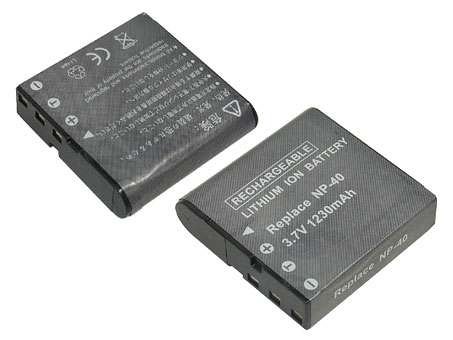 Camcorder: Carat Li-254 Li-Ion Akku CE gepr�ft und voll kompatibel zu Casio NP 40 / 3,7V 1100mAh f�r: EX-Z30, Z40, Z50, Z55, Z57, EX-P600, P700, Z750