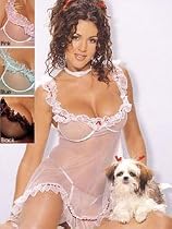Angel 2pc Wicked Babydoll Chemise,Pink from Amazon