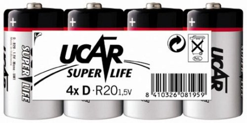 Audio und Video: Ucar R20 1250 D Super Life Mono 4er Folie