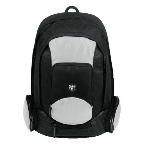 Camcorder: Chiemsee Notebook-Rucksack eisgrau/schwarz