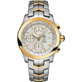 Tag Heuer Link 18kt Yellow Gold Steel Chronograph men Watch CJF2150.BB0590