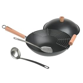 Typhoon Professional 14-Inch Nonstick Wok Set by Woks
