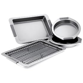 Anolon Sure Grip Bakeware 5-Piece Bakeware Set by Bakeware Sets