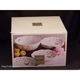 LENOX BUTTERFLY MEADOW PASTA SET 7 PC - MIB by 