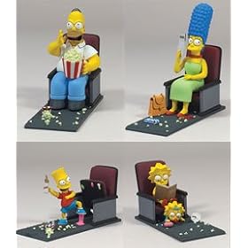 Official McFarlane The Simpsons Movie Set of Four Movie Mayhem Figures 