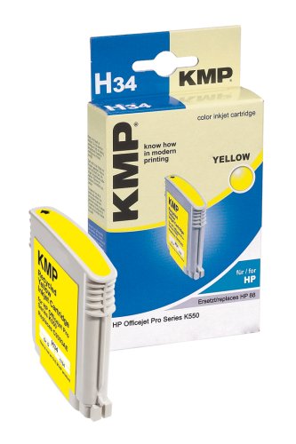 Kompaktanlagen: KMP H34 Tintenpatrone gelb (ersetzt HP C9393AE)