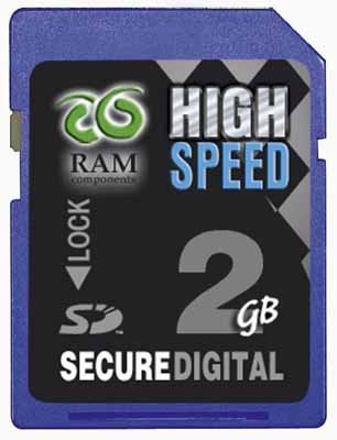 Speicherkarten: Ram Components HIGH-Speed Secure Digital MB Speicherkarte