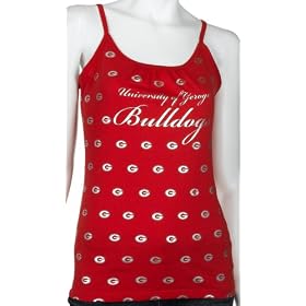 Georgia Women's Allover Logo Tank