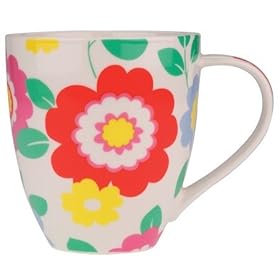 Cath Kidston LARGE Crush Mug - Flower: Kitchen & Home : ceramic floral cath kidston porcelain amazon