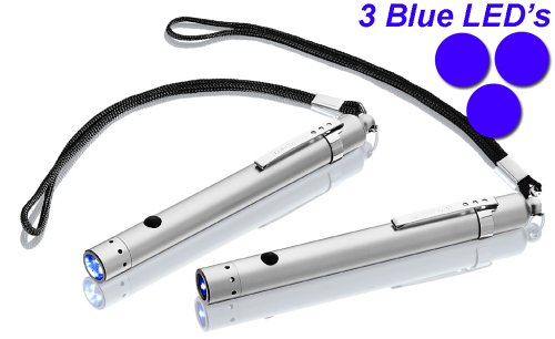 Lautsprecher: LED Taschenlampe LED-LENSER V12 Triplex blau
