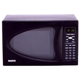 Sanyo EM-U1000B .7-Cubic-Foot Microwave, Black by Sanyo