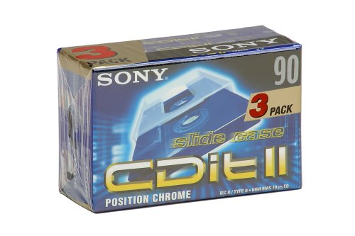 Festplatten: Sony C-90 C Dit2C Audiokassetten (90min) 3er Pack